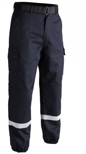 Pantalon F2 bleu marine bandes r�tro-r�fl�chissantes