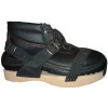 Sur-semelles anti-chaleur bois et cuir