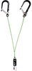 Longe fourche  en drisse 1,5m avec absorbeur d'nergie et 2 GO100