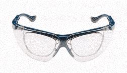 Lunette XC bleue et oculaire incolore