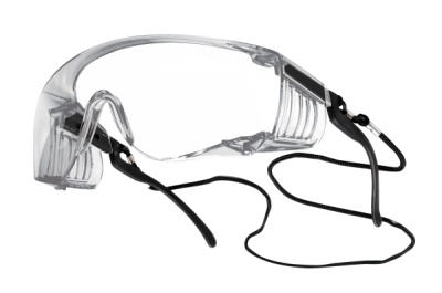 Surlunettes polycarbonate incolore SQUALE