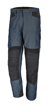 Pantalon coton-polyamide pour femme avec poches genoux PRISMIK XP