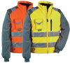 Gilet d'hiver HV SIGNAL doubl  manches amovibles