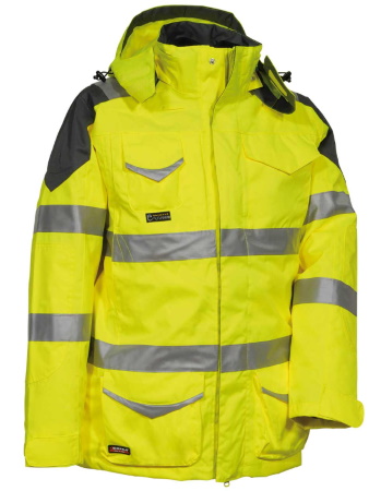 Parka d�Hiver Haute Visibilit� 4 EN 1 PROTECTION