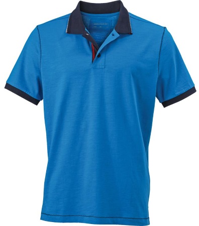 Polo Homme bordures contrast�e JN980