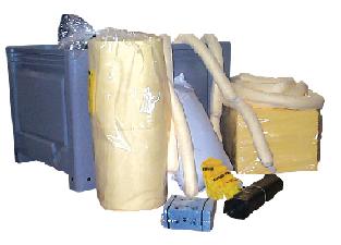 Kit de d�pollution, produits chimiques et tous liquides 440 L