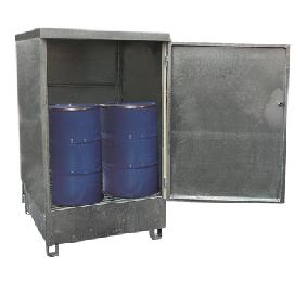 Bac palette acier car�n� 2 f�ts
