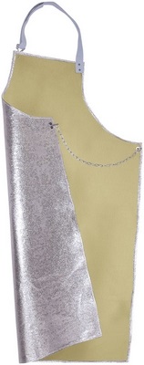 Tablier � bavette para-aramide aluminis� non doubl�