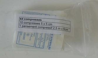 Kit compresses