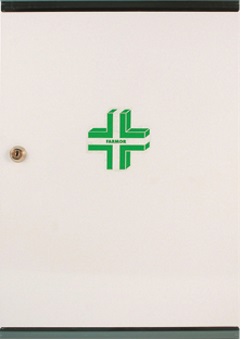 Armoire � pharmacie 10-20 personnes 1 porte, 4 �tag�res