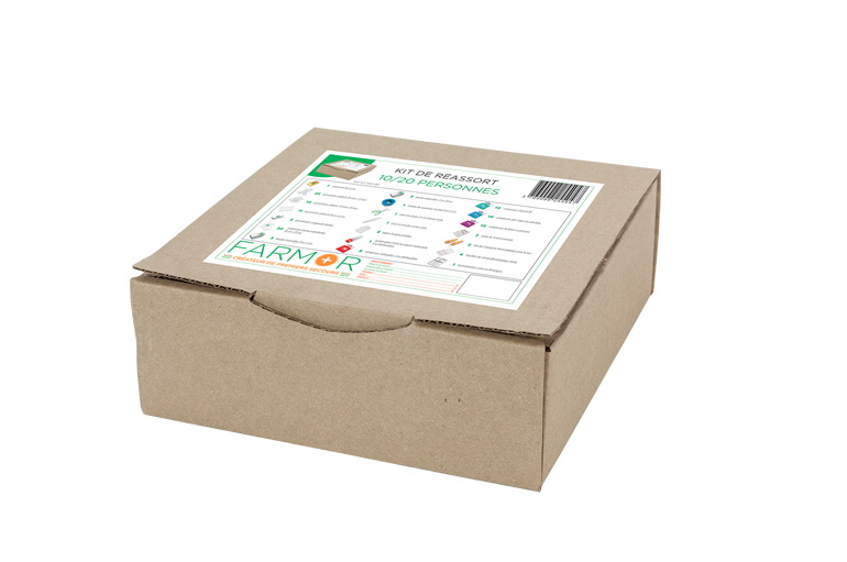 Kit de r�assort pour armoire � pharmacie 10-20 personnes