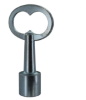 Cl acier  triangle pour cadenas pompier T14