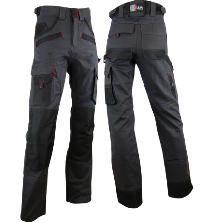 Pantalon bicolore avec poches genouill�res ARGILE 1261