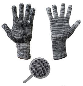 Gant tricot� anti coupure avec picots Manucut