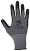 Gant nylon gris enduit polyurthane/nitrile noir NP1001