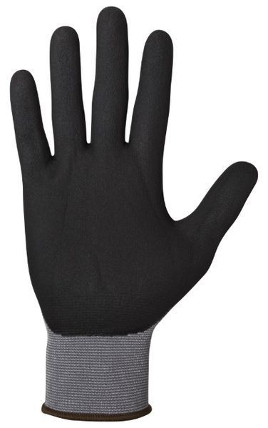 Gant nylon gris enduit polyur�thane/nitrile noir NP1001