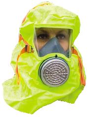 Cagoule S'CAP d'�vacuation contre le feu en sacoche avec boucle. EN 403