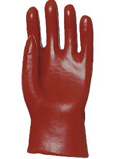 Gant PVC rouge, mod�le Standard 27 cm