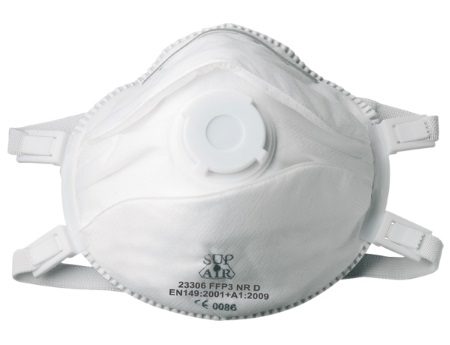 Masque FFP3 NR D SL Coque avec valve PREMIUM - bo�te de 5 masques