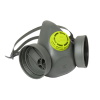 Demi-masque caoutchouc EURMASK pour 2 filtres