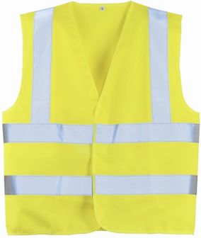 Gilet HI-VIZ baudrier + double bande