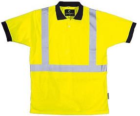 Polo manches courtes Haute Visibilit�