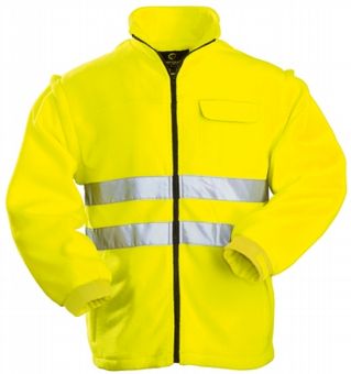 Veste polaire � manches amovibles HI-VIZ