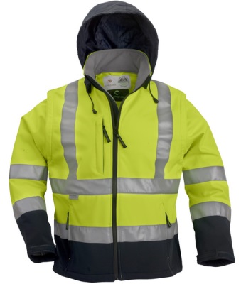 Veste Softshell HV STATION 2 en 1, manches amovibles et capuche