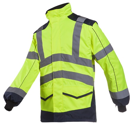 Blouson ALFORD haute visibilit� avec manches d�tachables