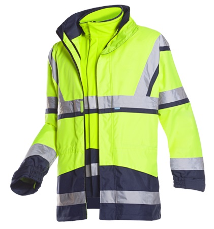 Parka POWELL �tanche haute visibilit� avec veste softshell d�tachable