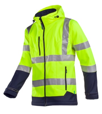 Veste HV softshell FULLER avec capuche d�tachable