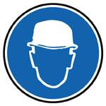 PROTECTION OBLIGATOIRE DE LA T�TE support adh�sif