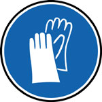 PROTECTION OBLIGATOIRE DES MAINS support adh�sif
