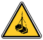 DANGER CHARGES SUSPENDUES support adh�sif