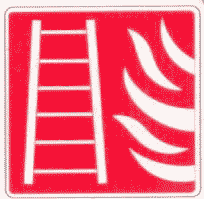 ECHELLE INCENDIE support adh�sif