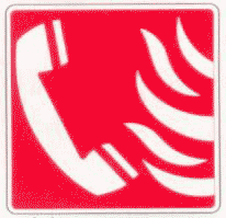 TELEPHONE INCENDIE support adh�sif
