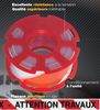 Ruban 500 mtres pr-imprim ATTENTION TRAVAUX