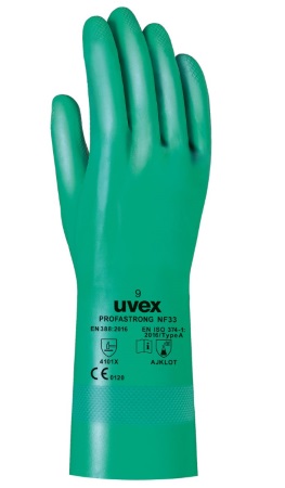 Gant de protection chimique uvex profastrong NF33