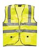 Gilet Technique Haute Visibilit multipoches et porte-badge