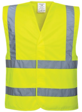 Gilet Hi-Vis Baudrier et Double Ceinture