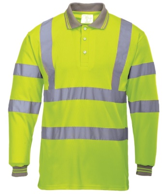Polo manches longues Haute Visibilt� 175g